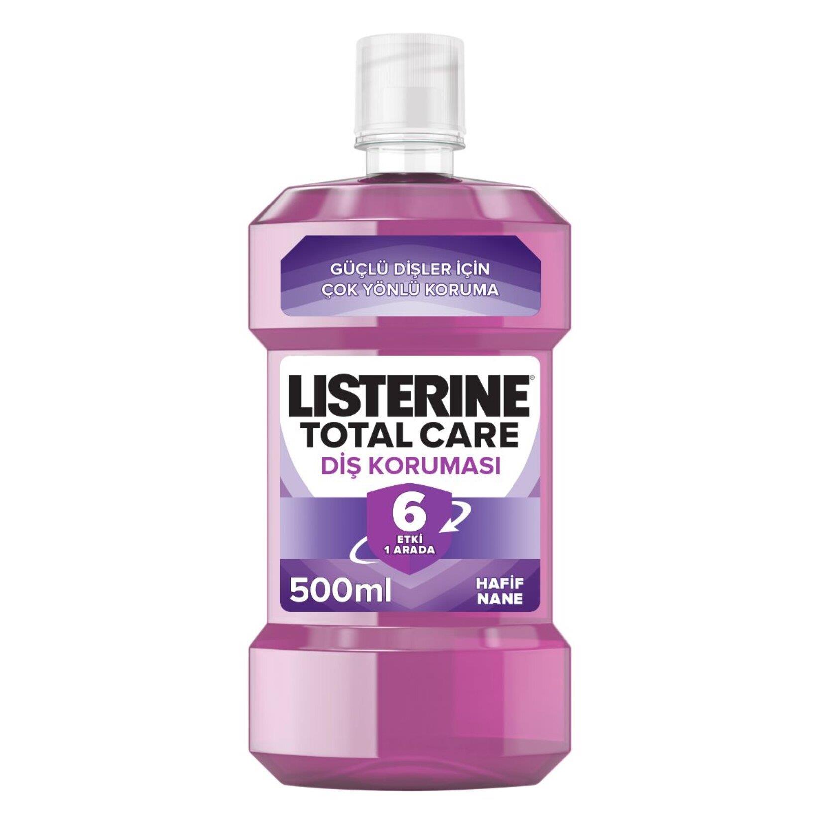 LISTERINE AGIZ BAKIM SUYU 500ml TOTAL CARE