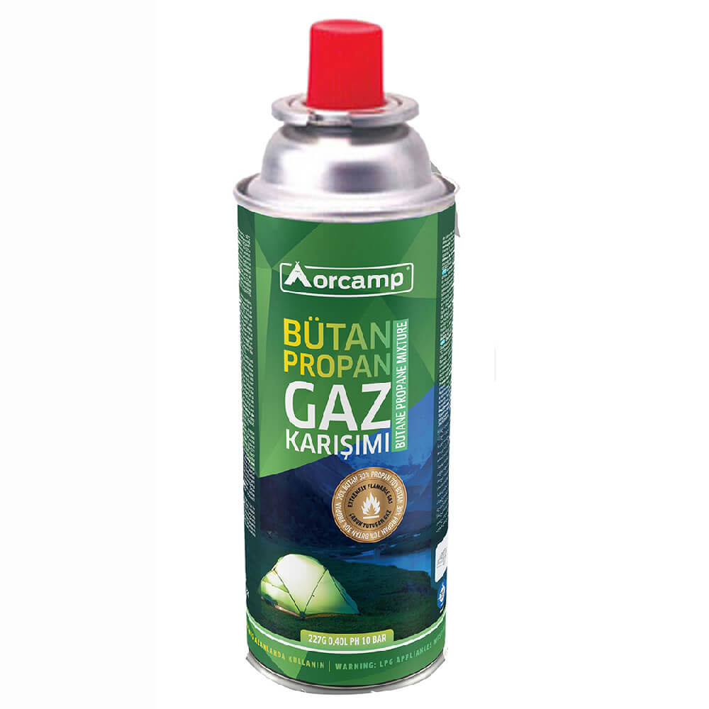 ORCAMP GAZ KARTUSU 227g (KORE TIPI OCAKLAR IÇIN)