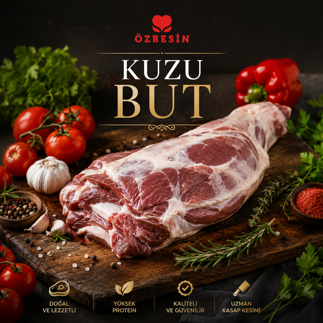 ÖZBESIN KUZU BUT *kg