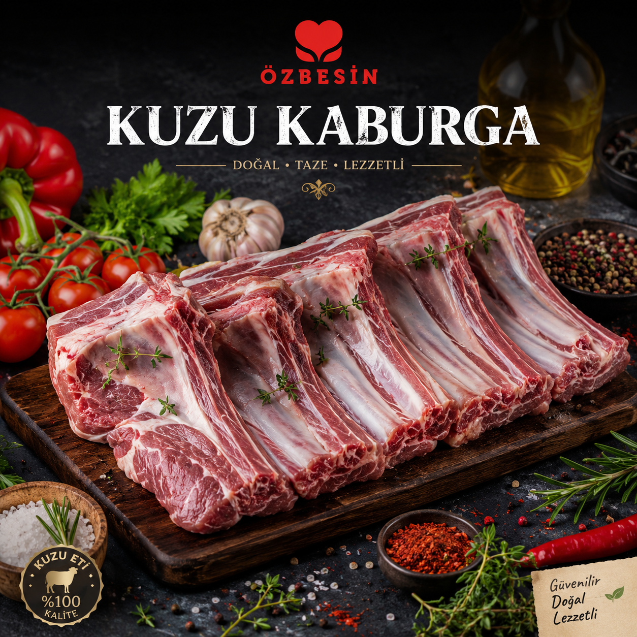ÖZBESIN KUZU KABURGA *kg