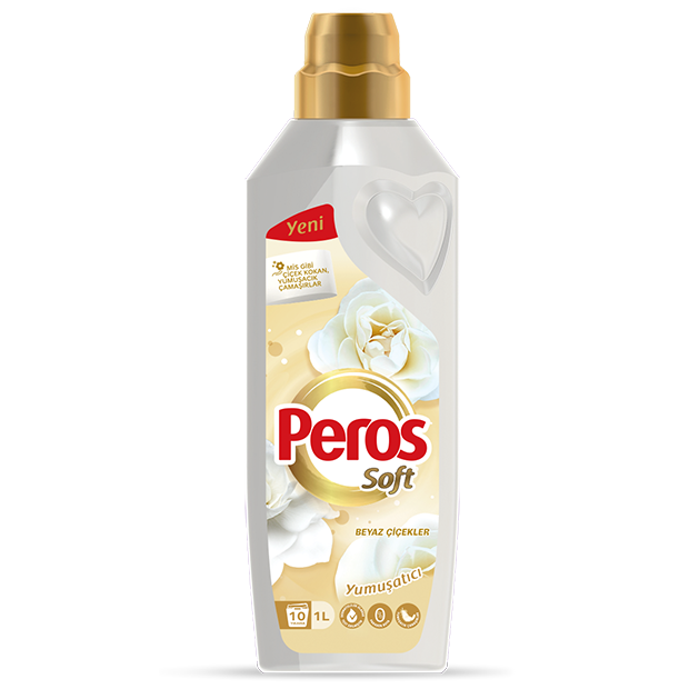 PEROS YUMUSATICI 1 LT BEYAZ ÇIÇEKLER
