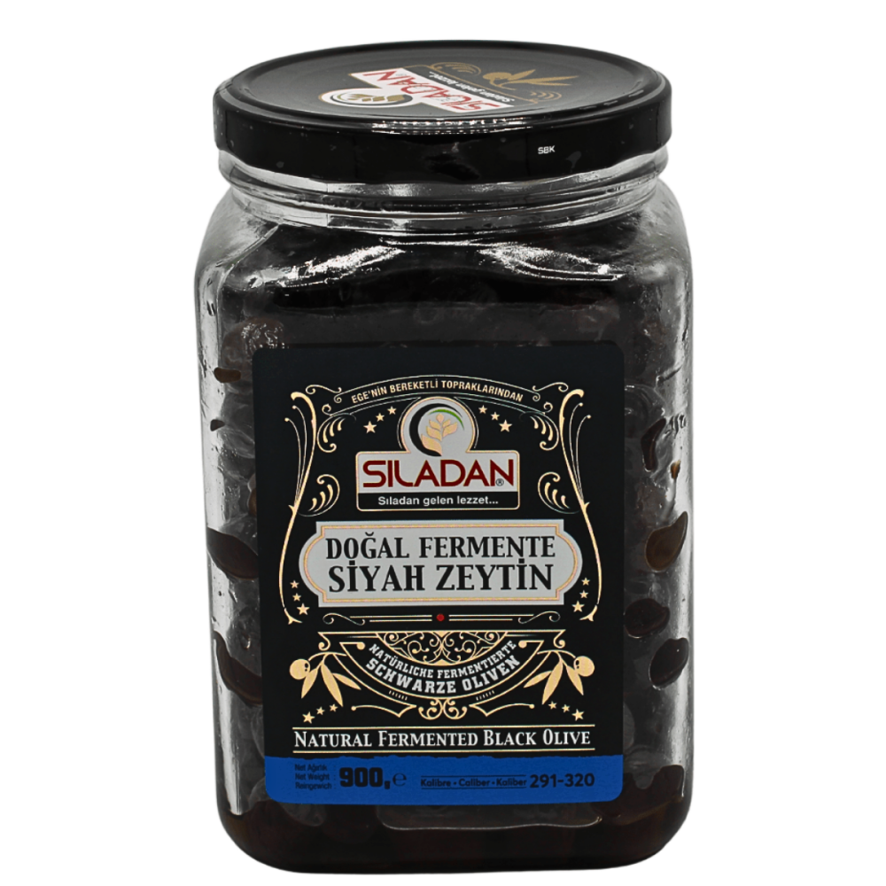 SILADAN SIYAH ZEYTIN SIYAH 900g CAM (201-230/kg/adet)