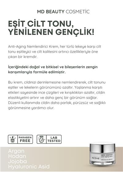 Antiaging ve Leke Karşıtı Nemlendirici Krem