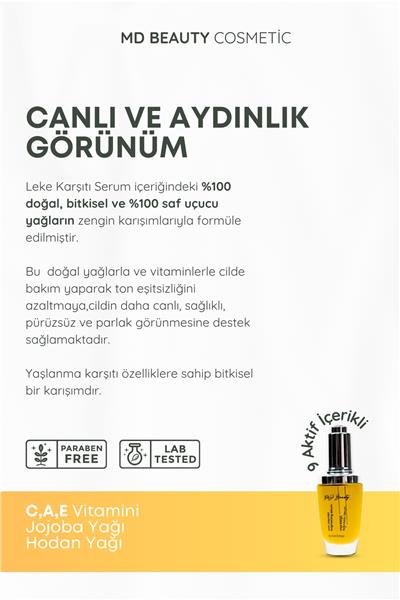 Leke Karşıtı Aydınlatıcı Besleyici Yağ Bazlı Serum