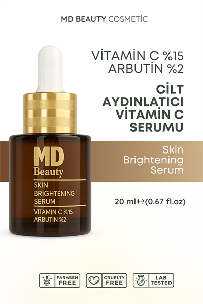 M Beauty Leke Karşıtı Vitamin C,Arbutinli Cilt Aydınlatıcı Serum