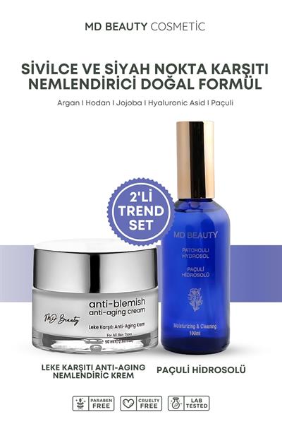 MD Beauty Paçuli Hidrosolü & Nemlendirici Krem Seti