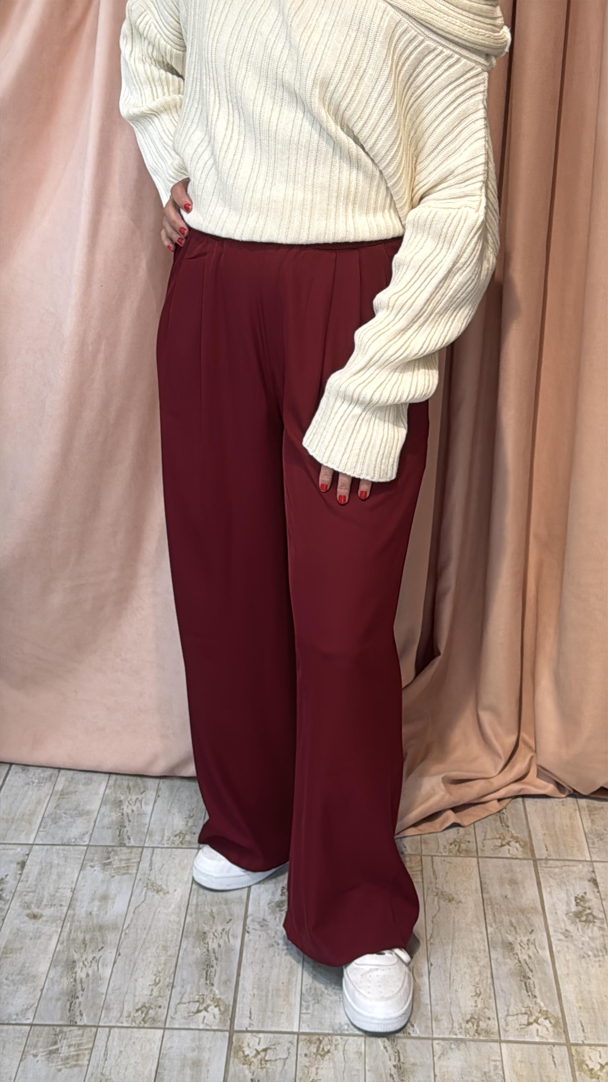 BELİ LASTİKLİ CEPLİ BASİC PANTOLON