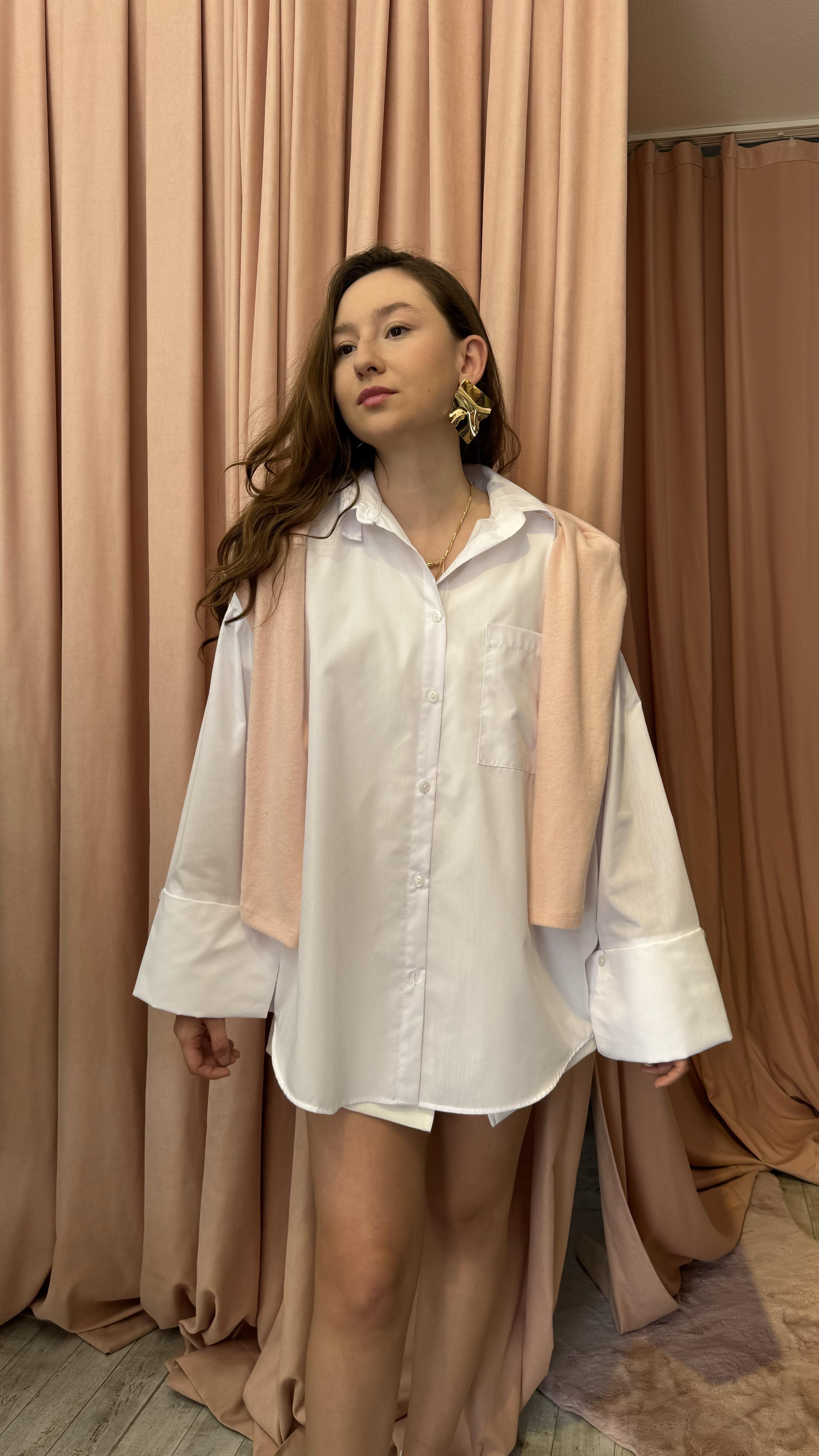 kalın birit kol detay gömlek