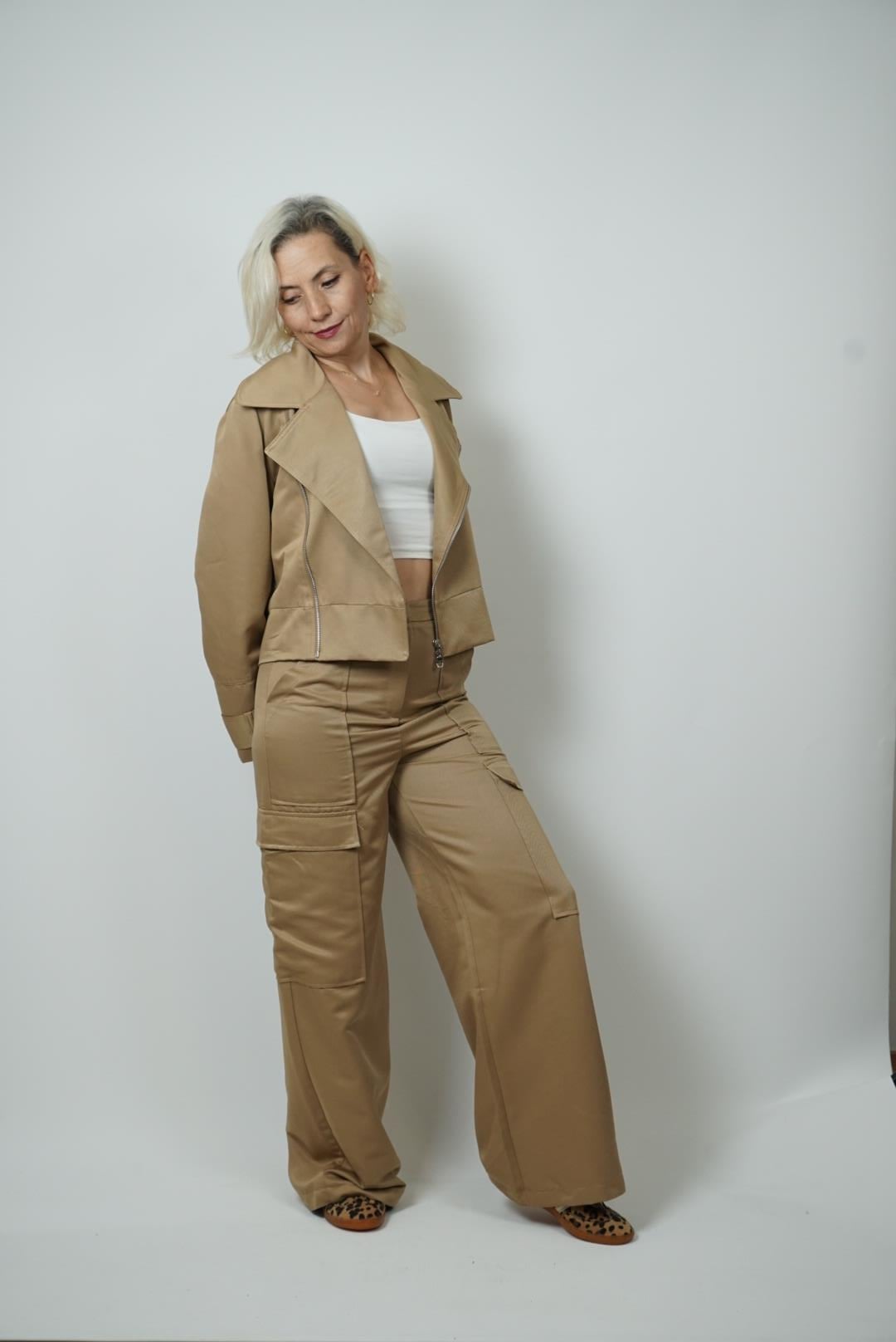 owersize biker jacket