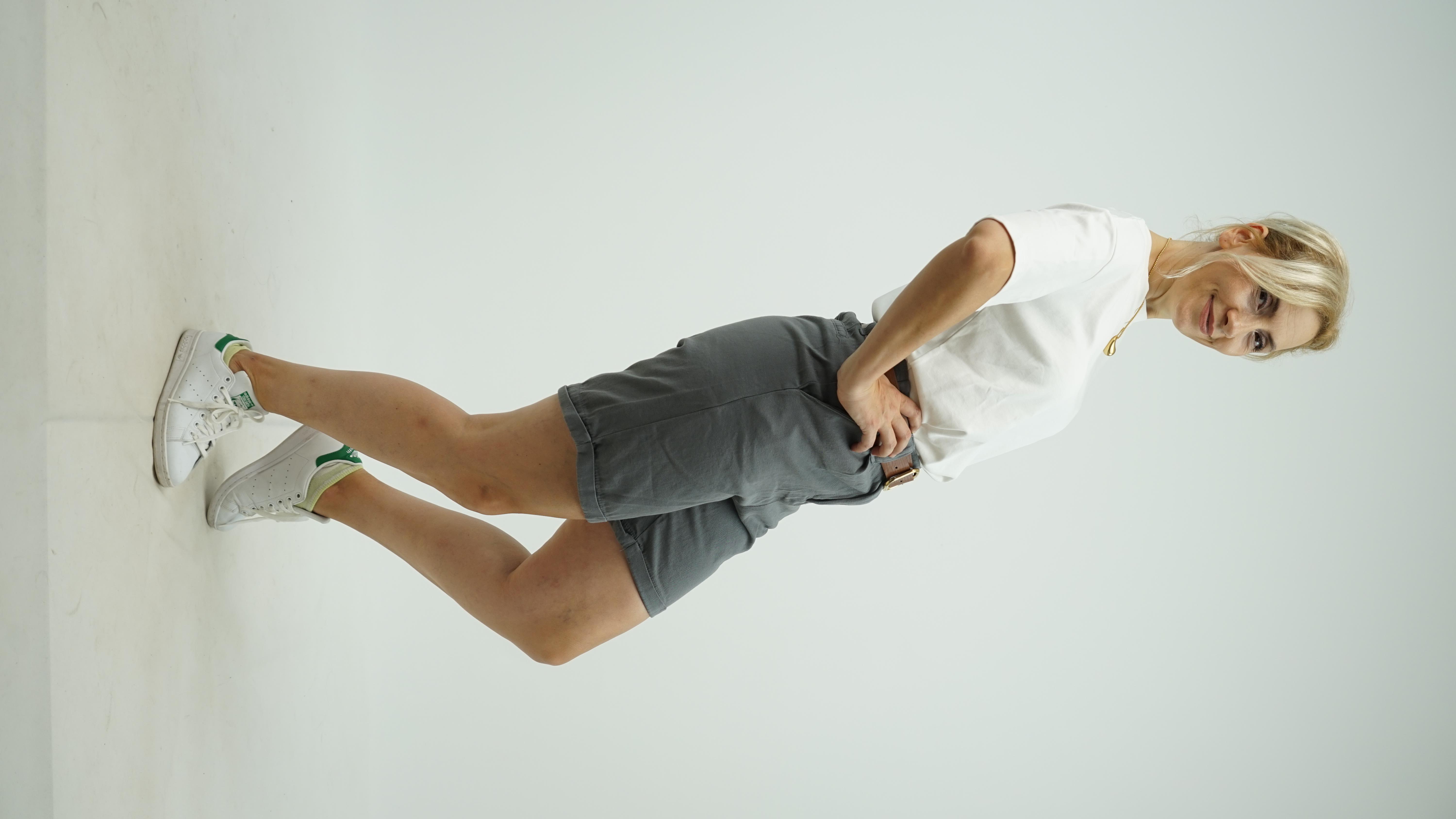 Şehir boy kemerli şort