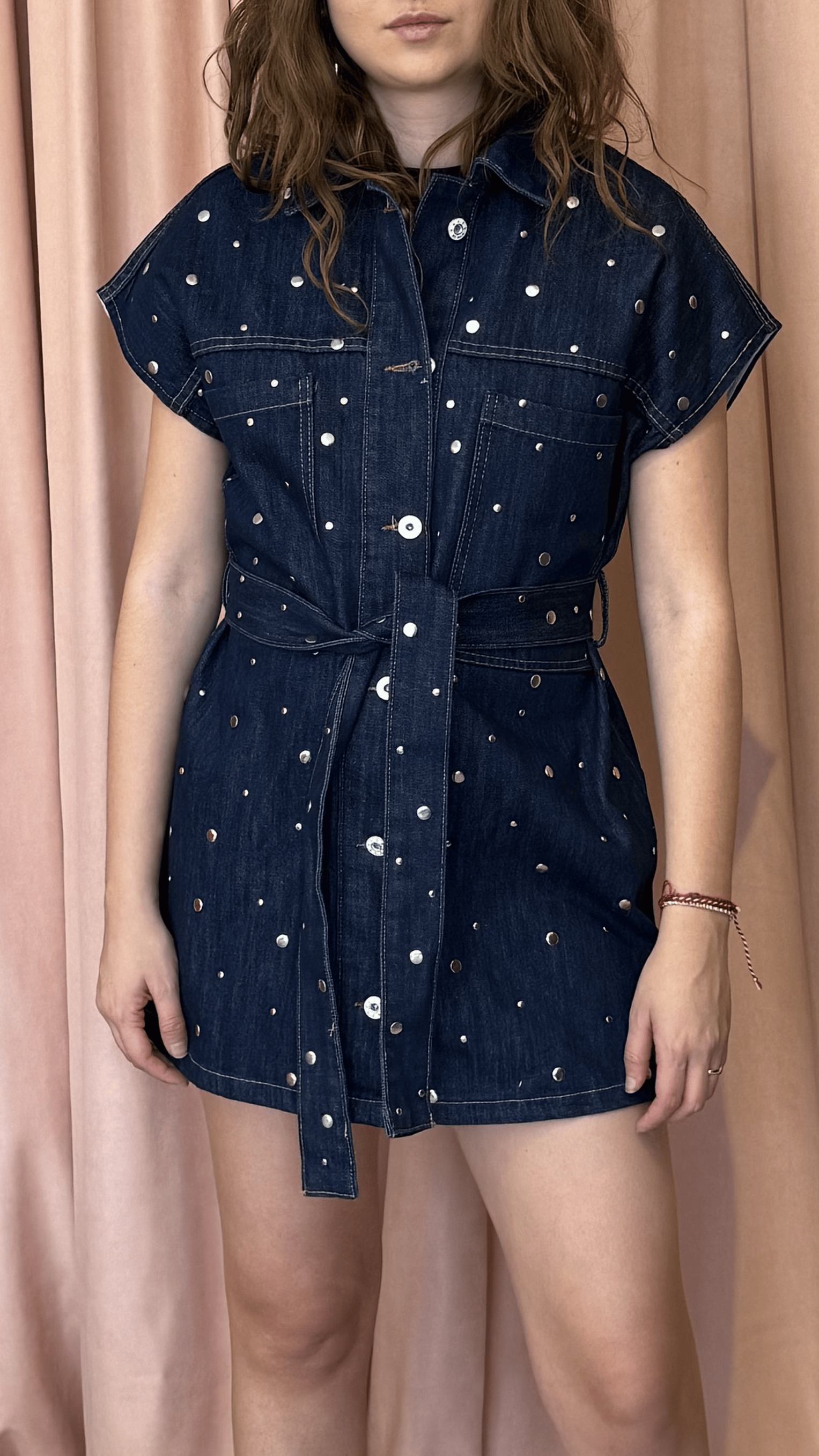 zımba detay bağlamalı yelek 