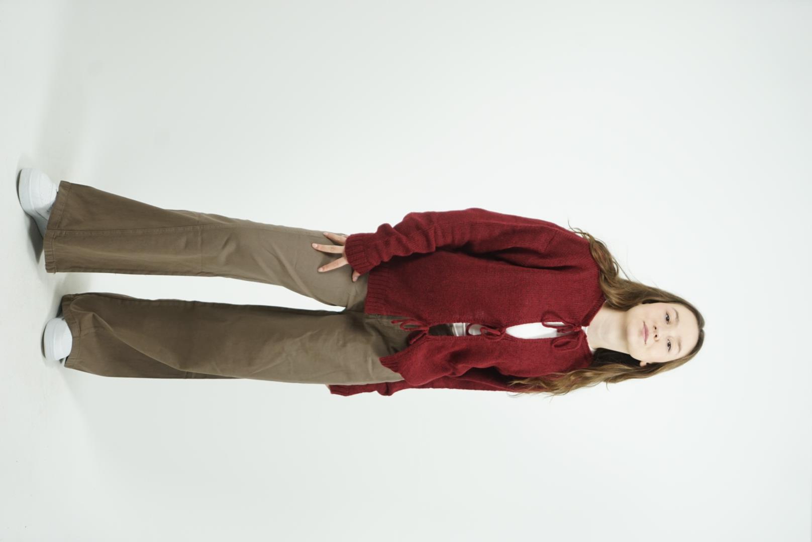 bağcık detay hırka