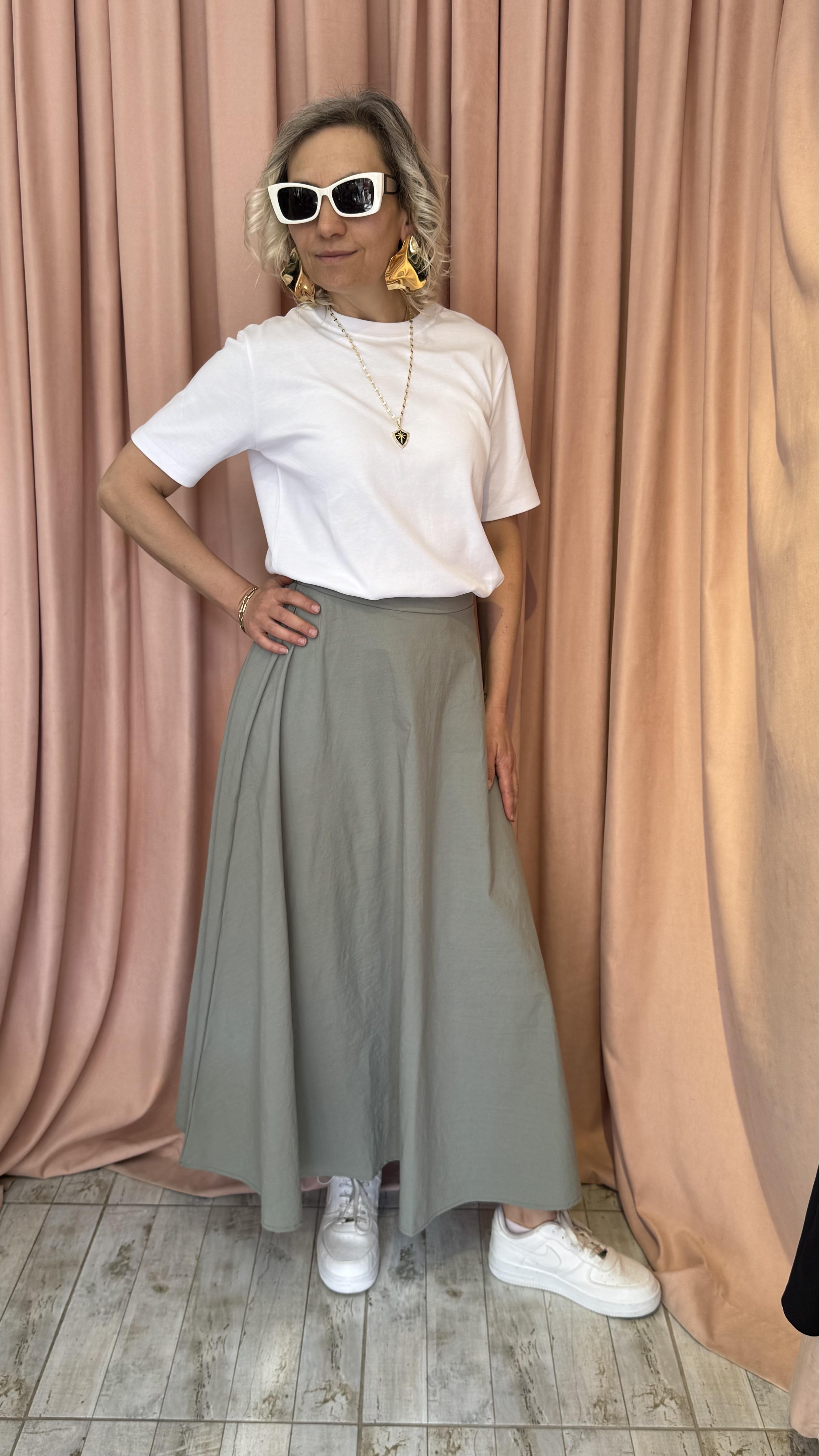 bel lastik detaylı etek