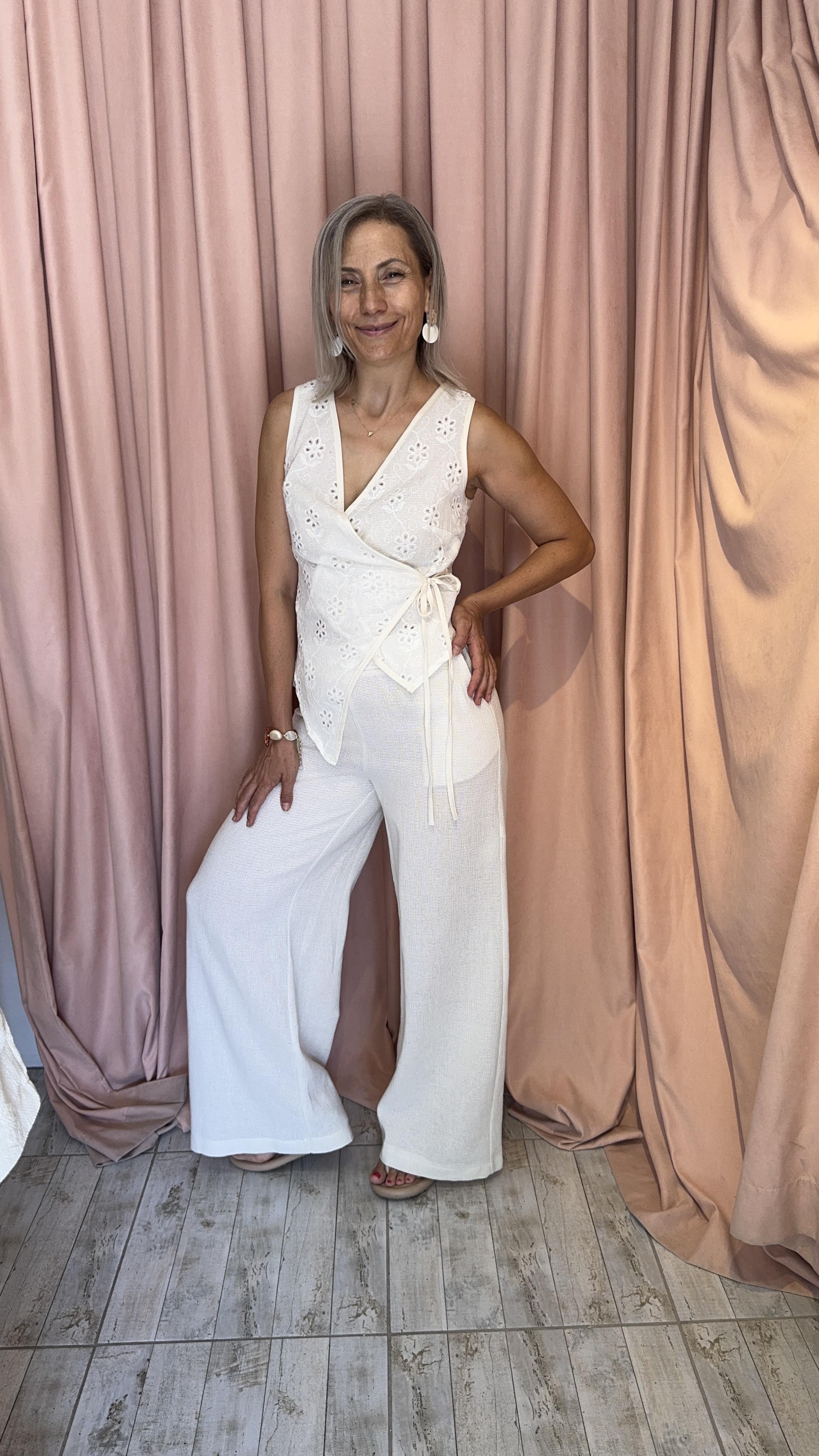 ÇİÇEK DESENLİ YELEK