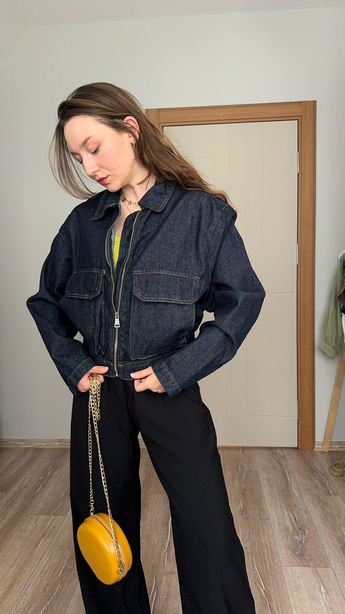 Kot ceket lacivertli 