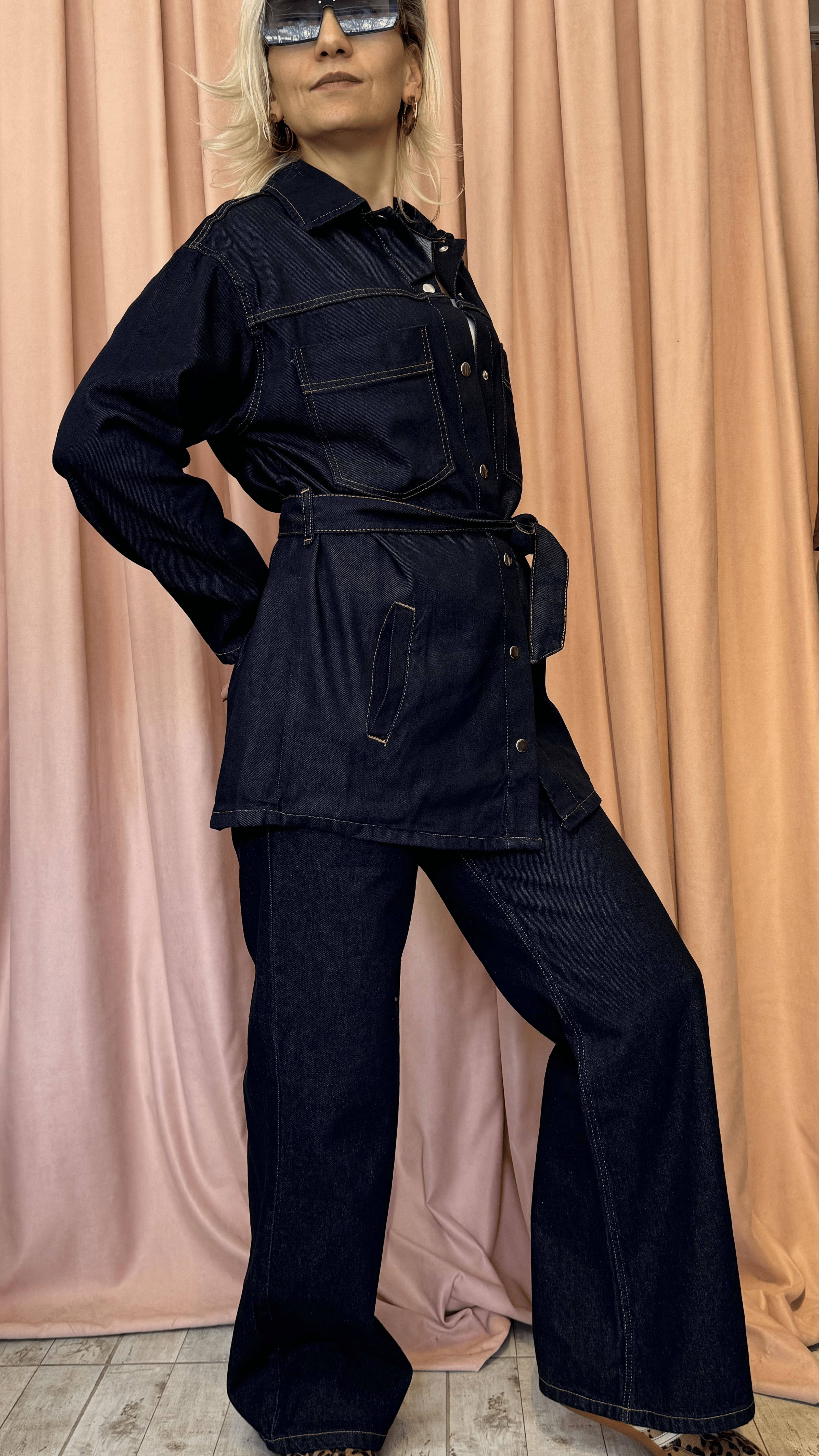 LACİVERT KOT PANTOLON