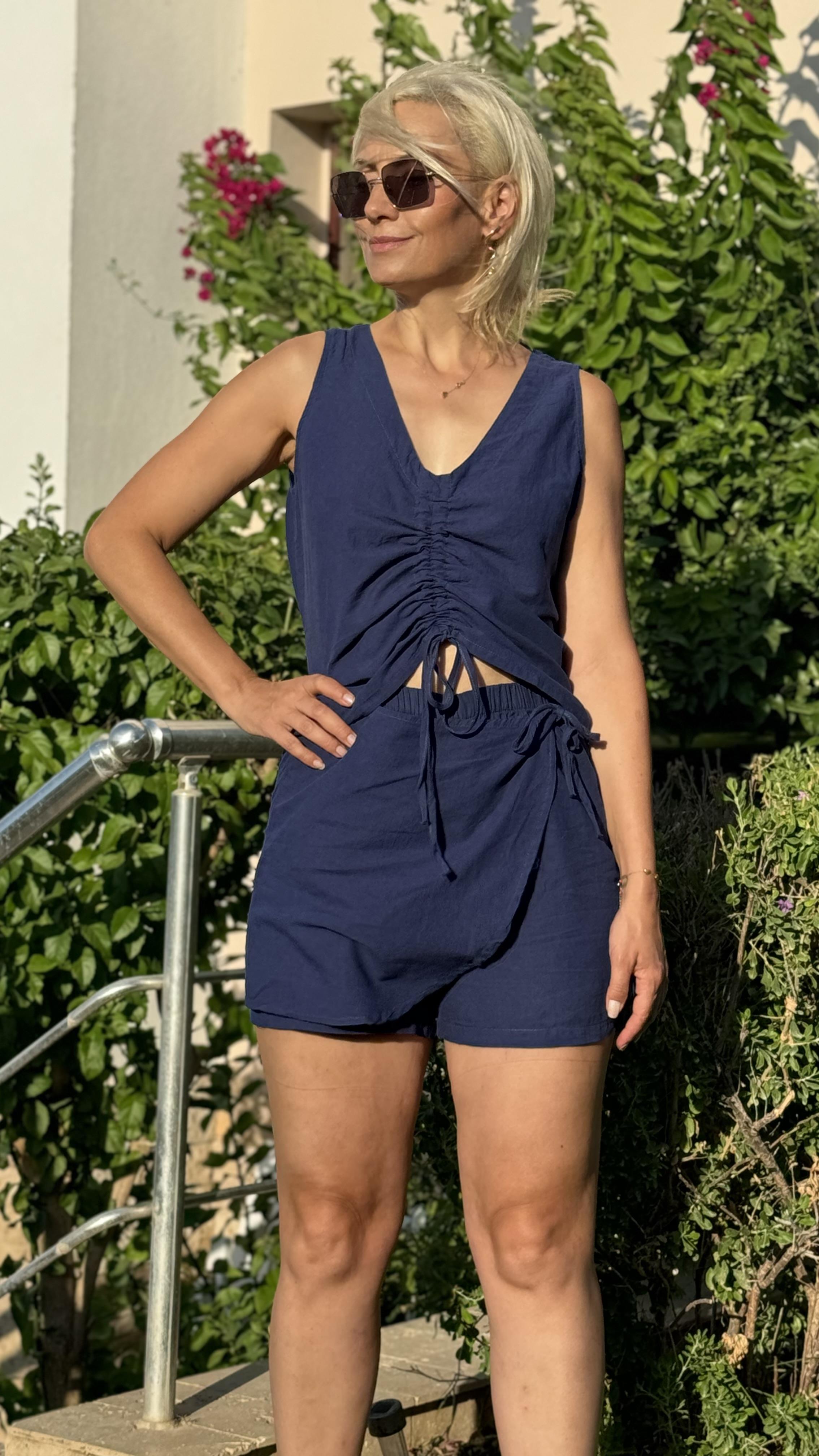 PAMUK VUAL BAĞLAMADETAY BLUZ