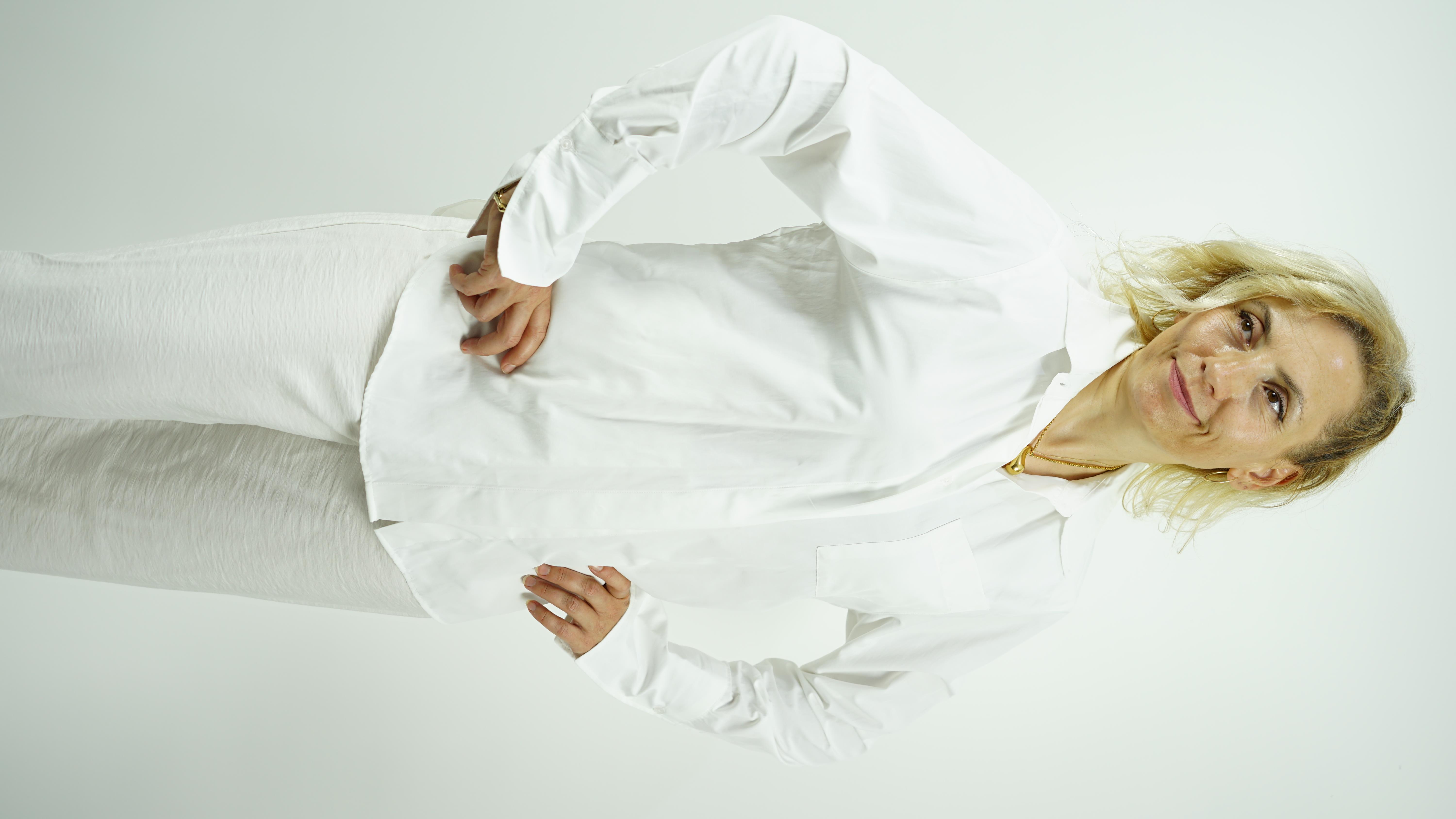 Poplin beyaz gömlek