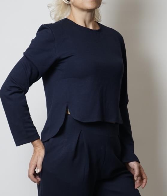 sırt düğmeli bluz