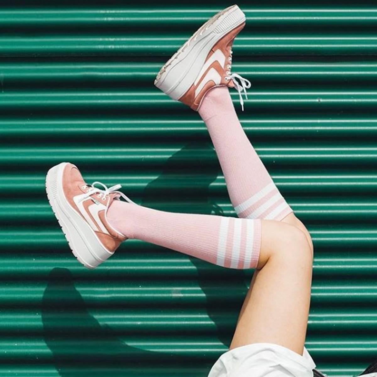American Socks Bubblegum Knee High Socks