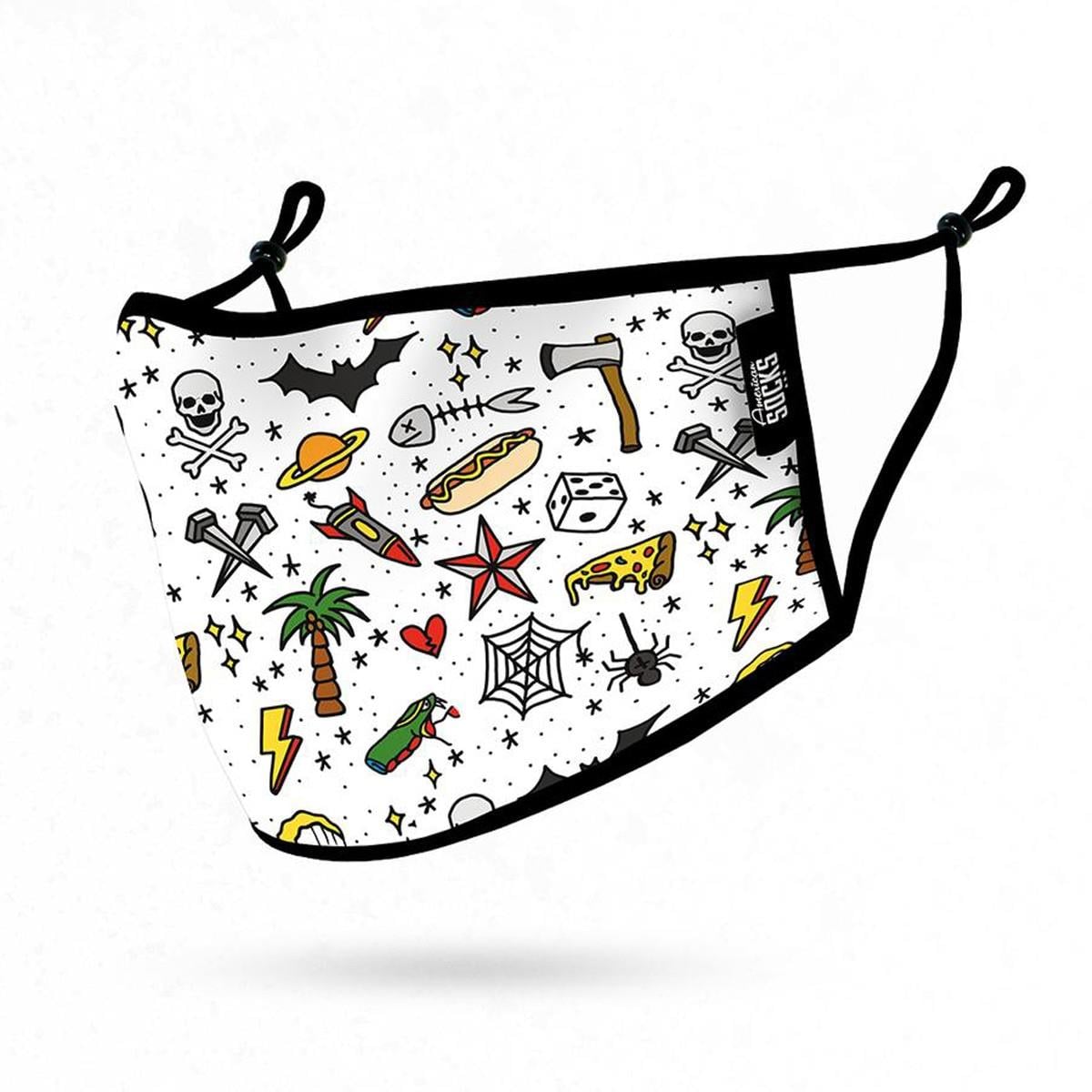 American Socks Doodle Crazy Yüz Maskesi ASM012