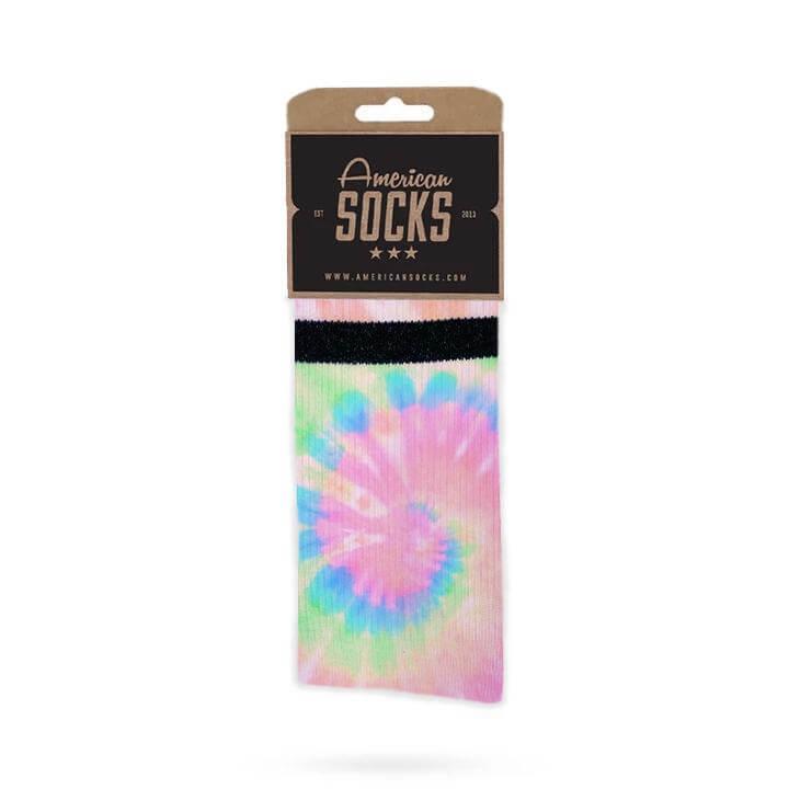 American Socks Tie Dye Mid High Socks