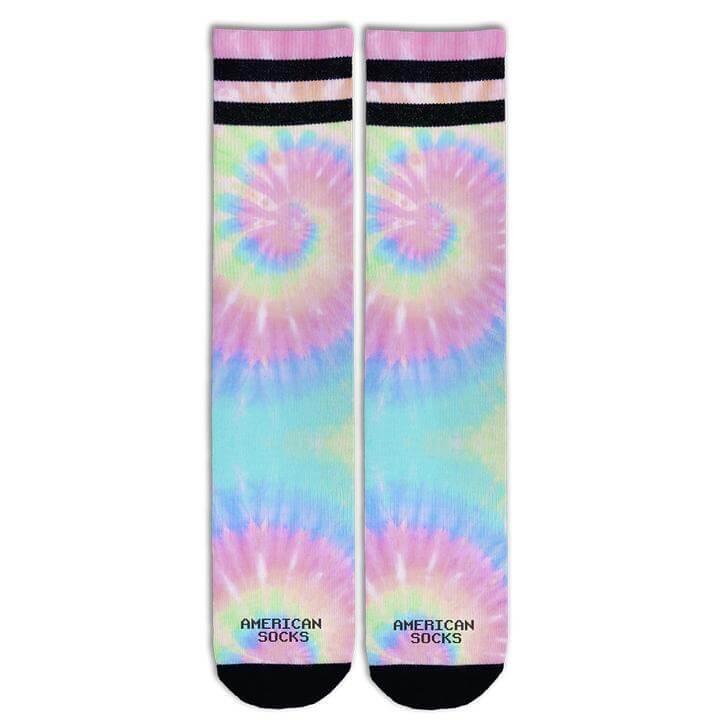 American Socks Tie Dye Mid High Socks