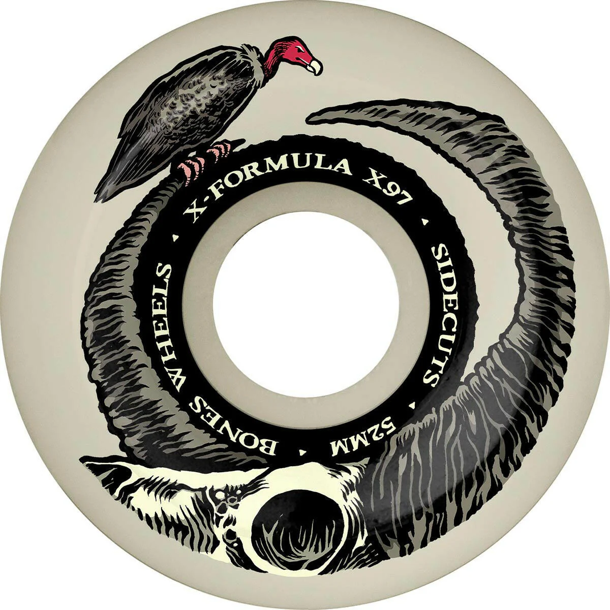 Bones X-Formula Floor Horns 52 MM V5 Sidecut 97A Kaykay Tekerlek Seti