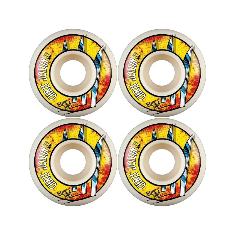 Bones X-Formula Joslin Slice Of Life 52 MM V1 99A Skate Wheel Set