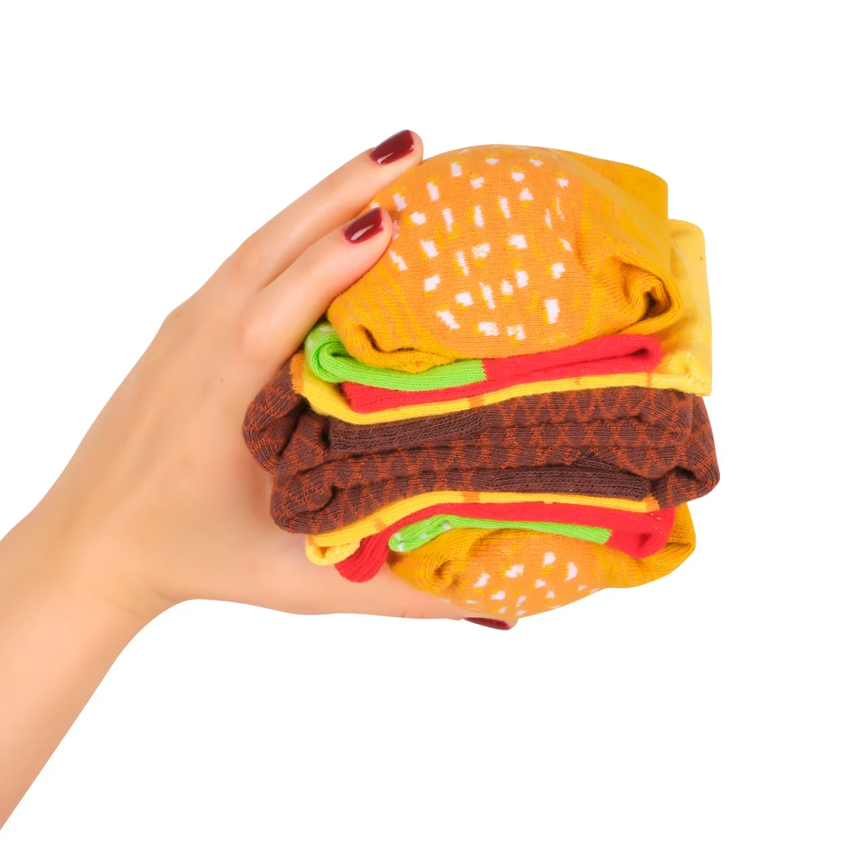 Socks+Stuff Burger Socks Box