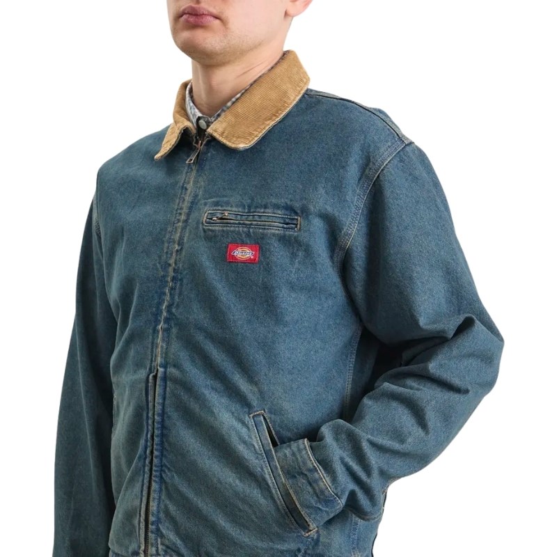 Dickies Denim Painter Jacket Khaki Tinted Blue