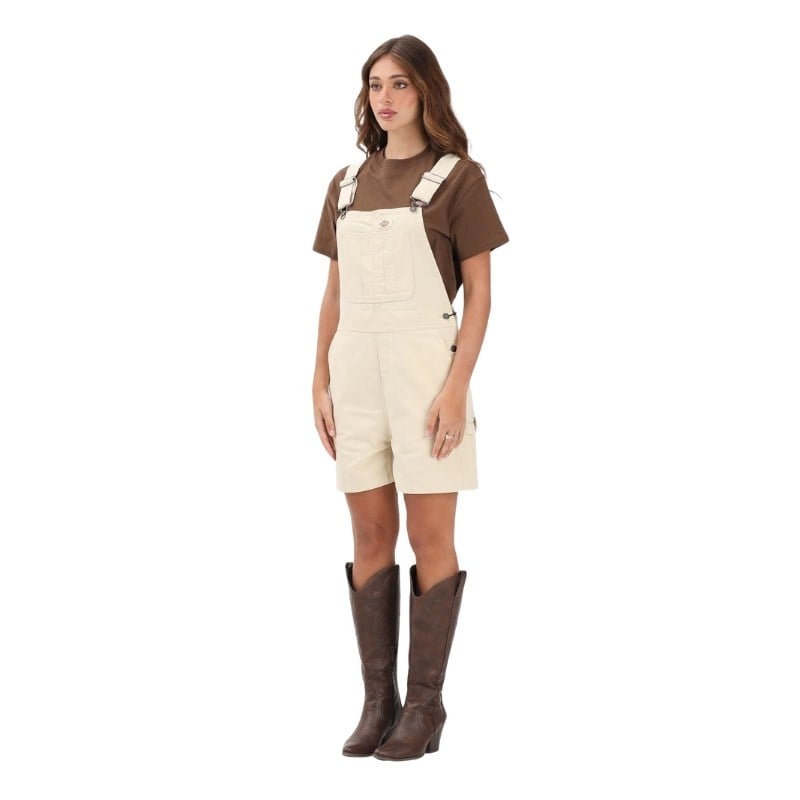 Dickies Lightweight Canvas Short Bib Wood Ash