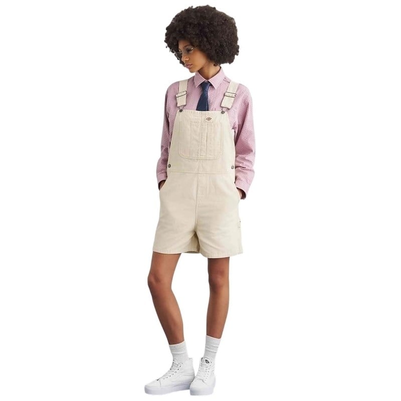 Dickies Lightweight Canvas Short Bib Wood Ash