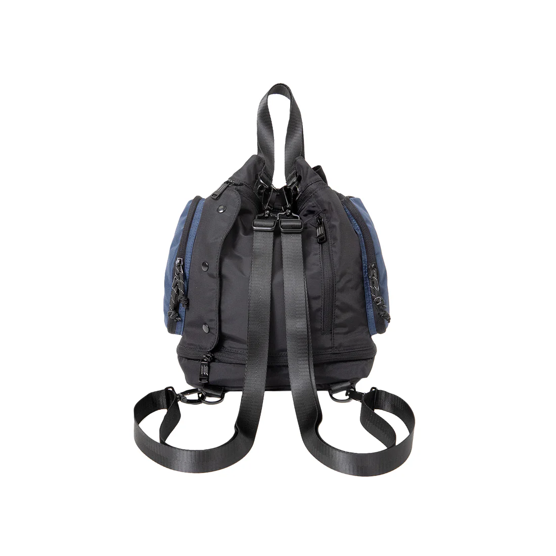 Doughnut Pyramid Go Wild Serisi Siyah X Lacivert Unisex Omuz Çantası