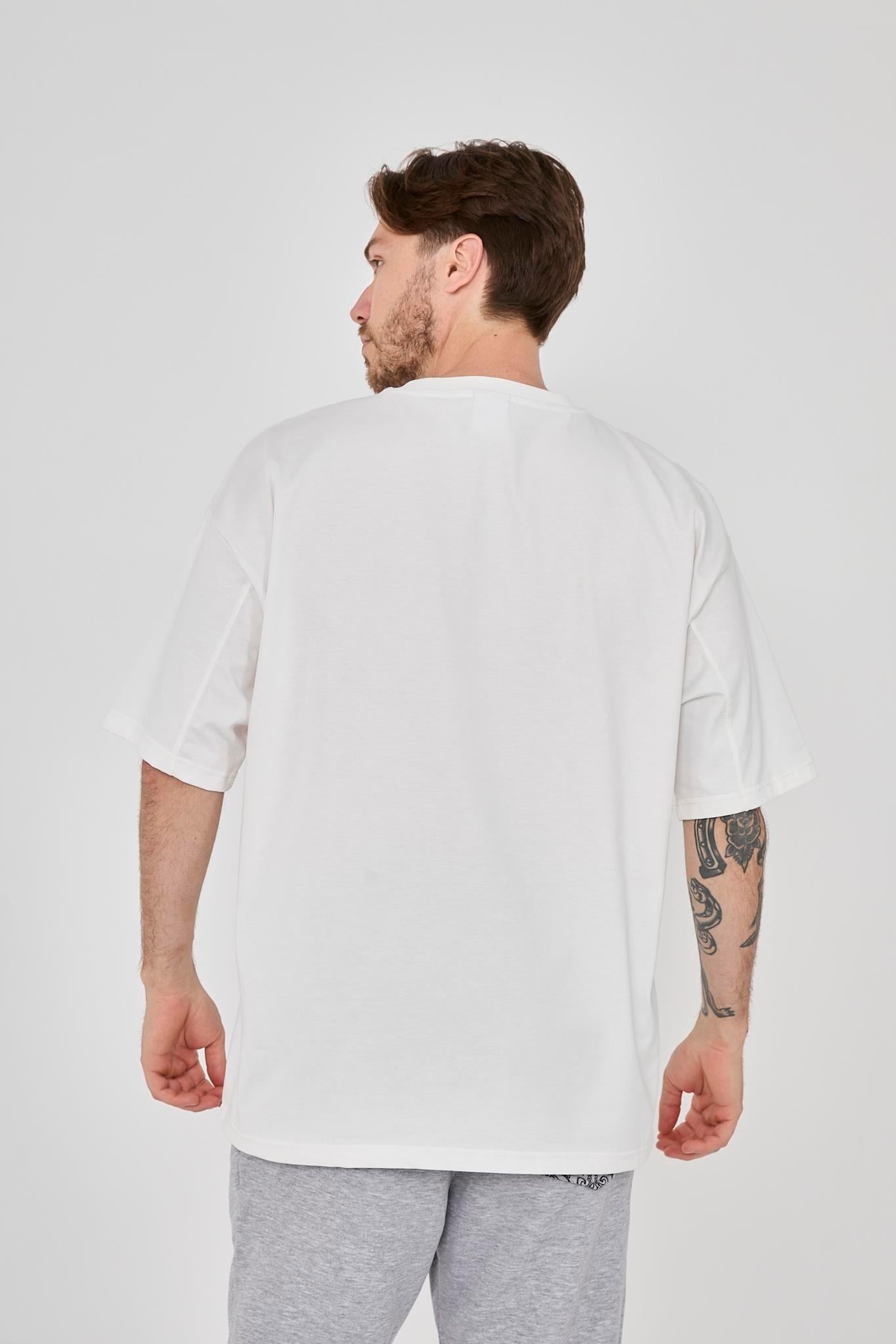 Ghetto Off Limits Basic White Oversize T-shirt