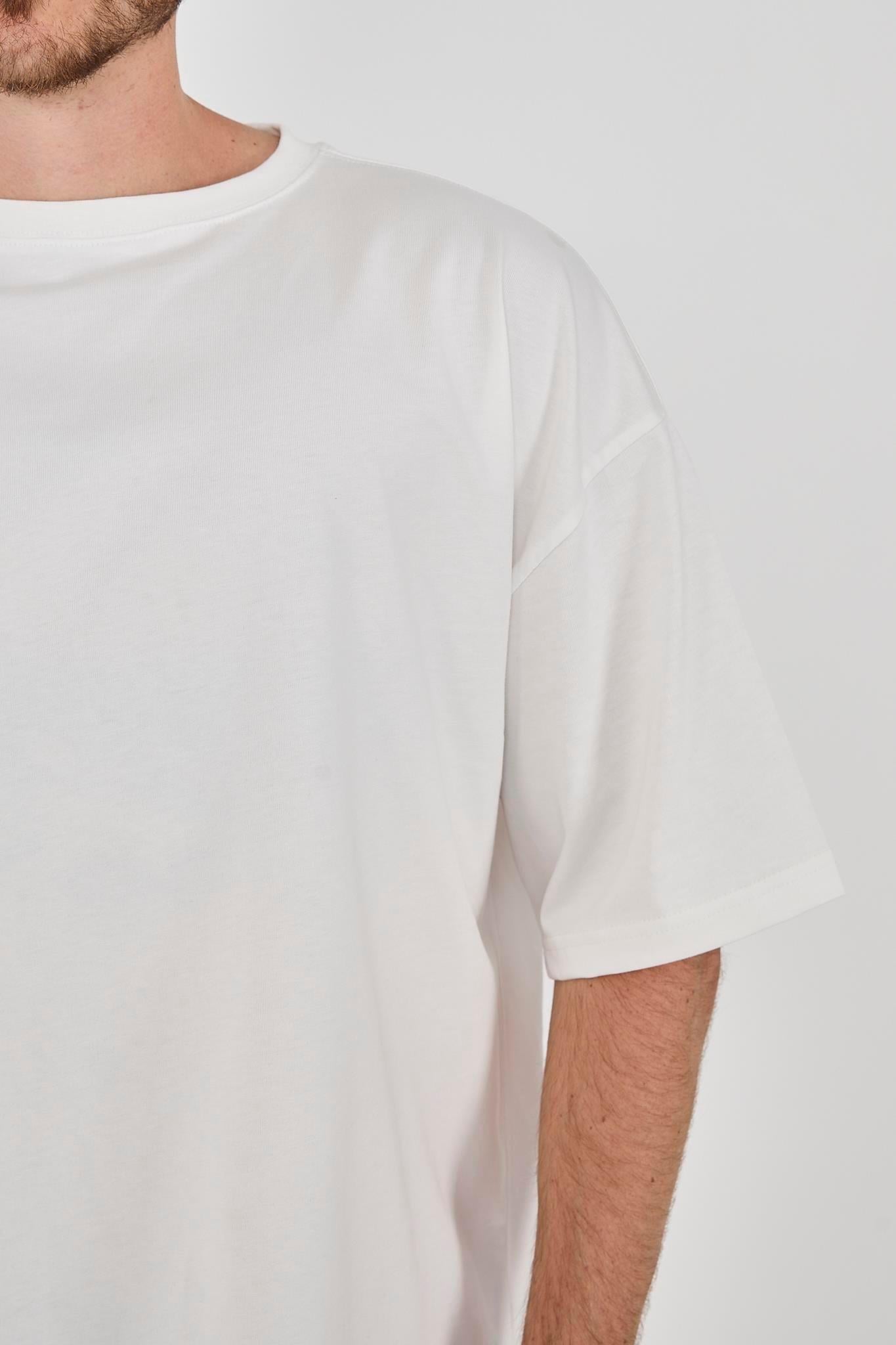Ghetto Off Limits Basic White Oversize T-shirt