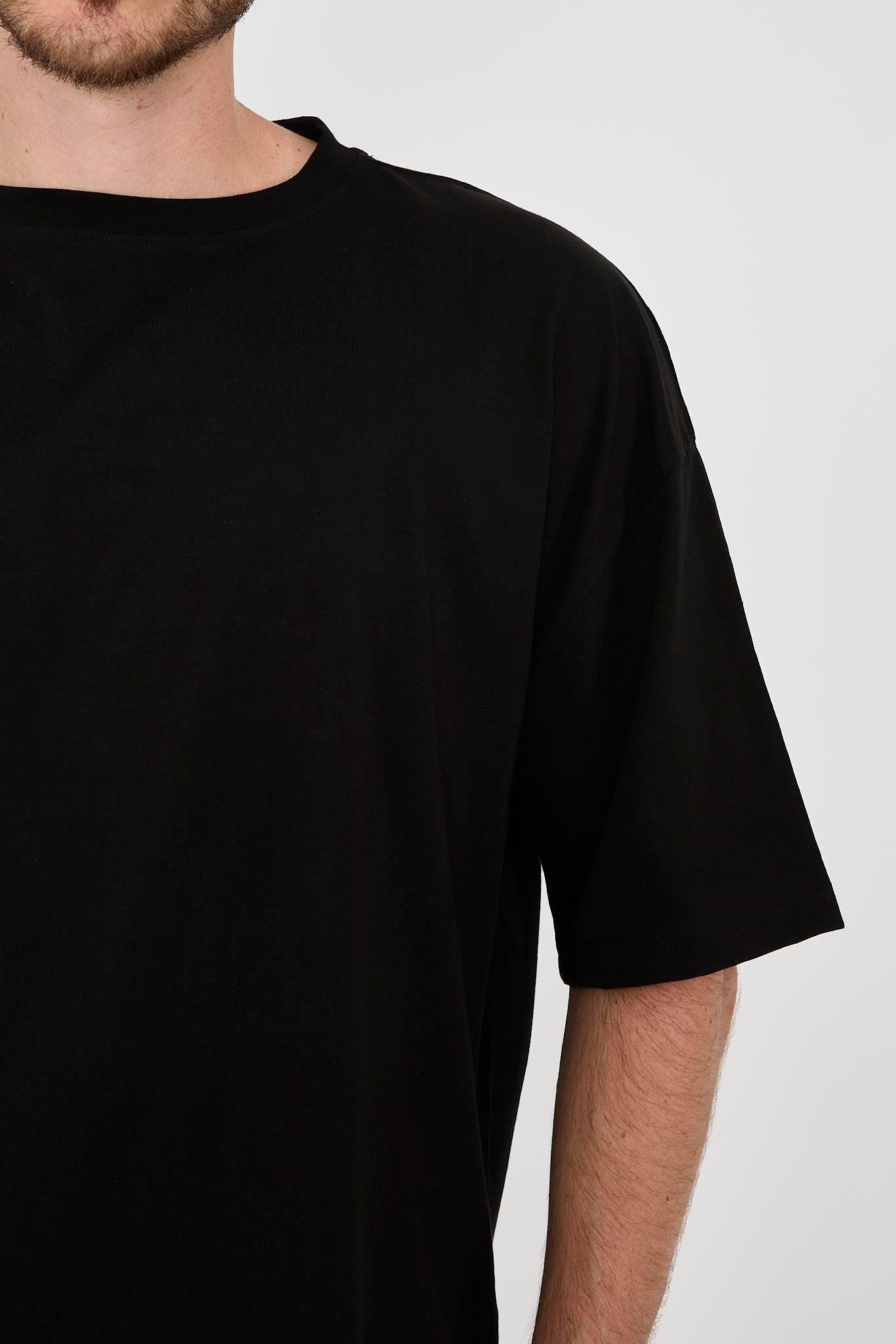 Ghetto Off Limits Basic Black Oversize T-shirt