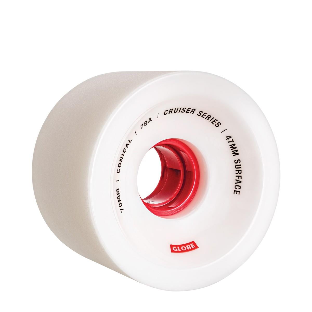 Globe Conical Cruiser White/Red 70mm Tekerlek Seti 10125042