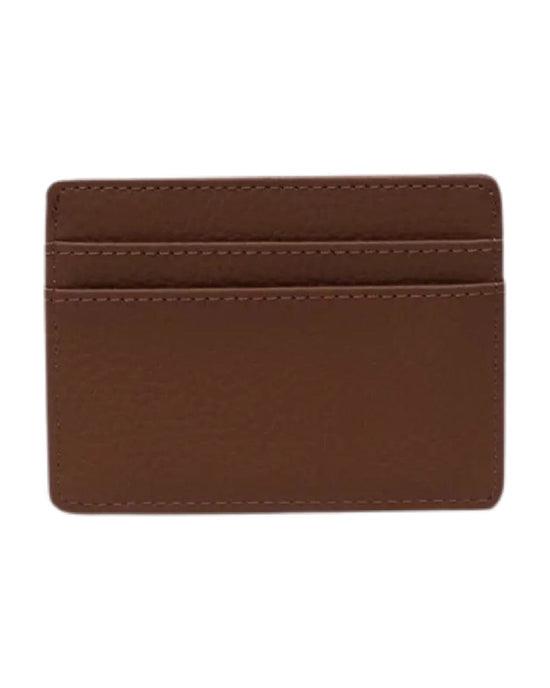 Herschel Charlie Vegan Deri Kartlık- Saddle Brown