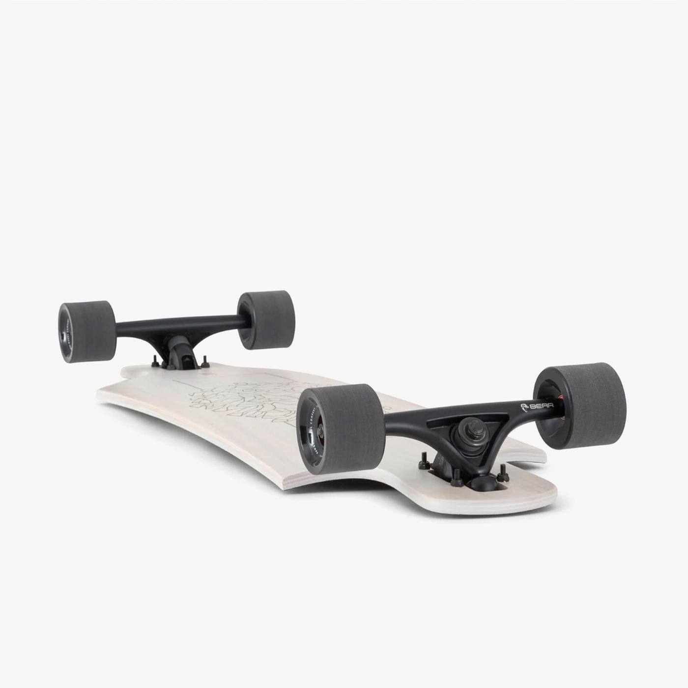 Landyachtz Drop Hammer White Pinecone Complete Longboard 36.5 