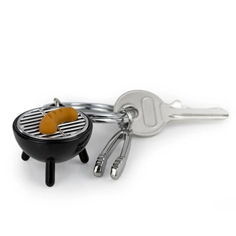 Metalmorphose BBQ Sausage Keychain
