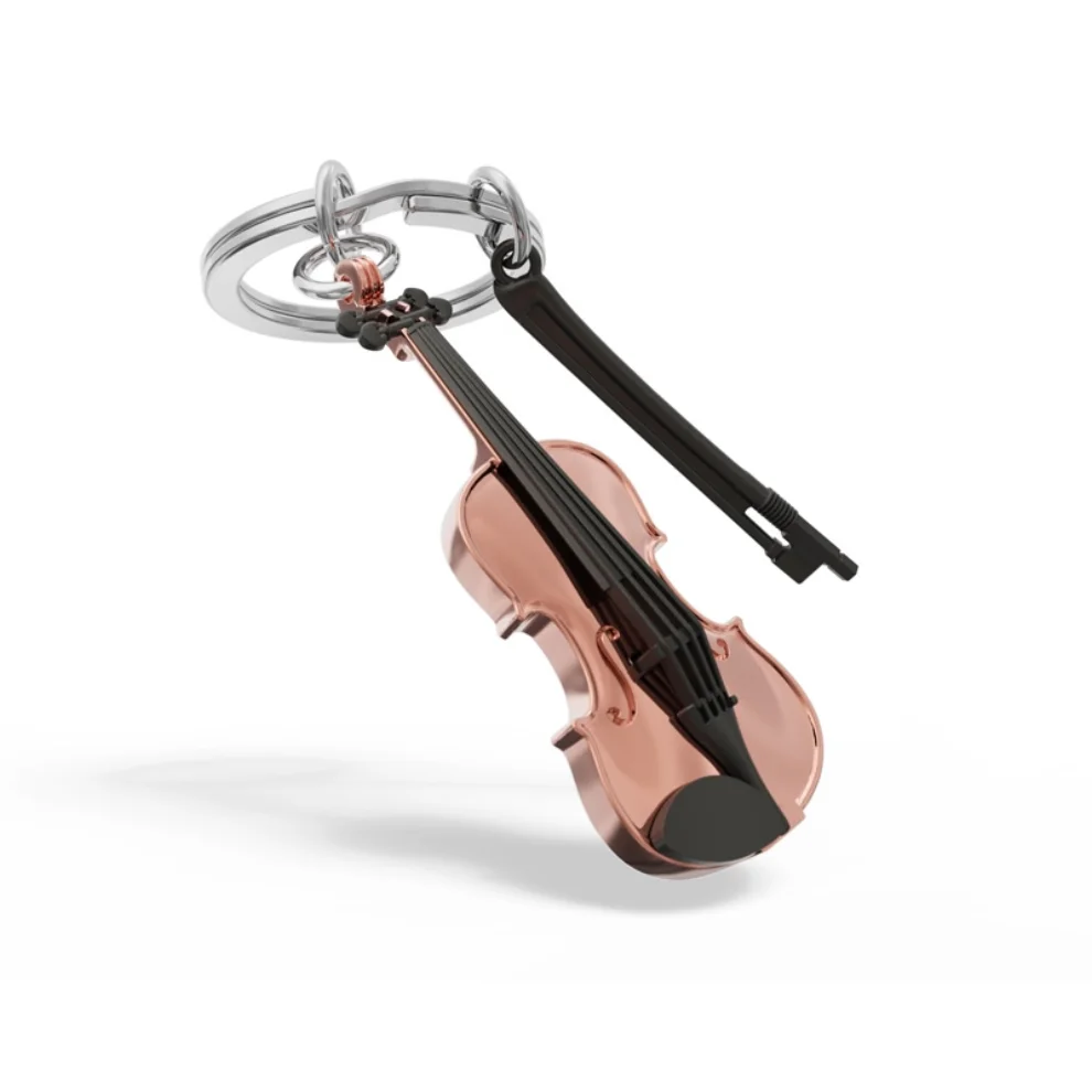 Metalmorphose Violin Keyring 