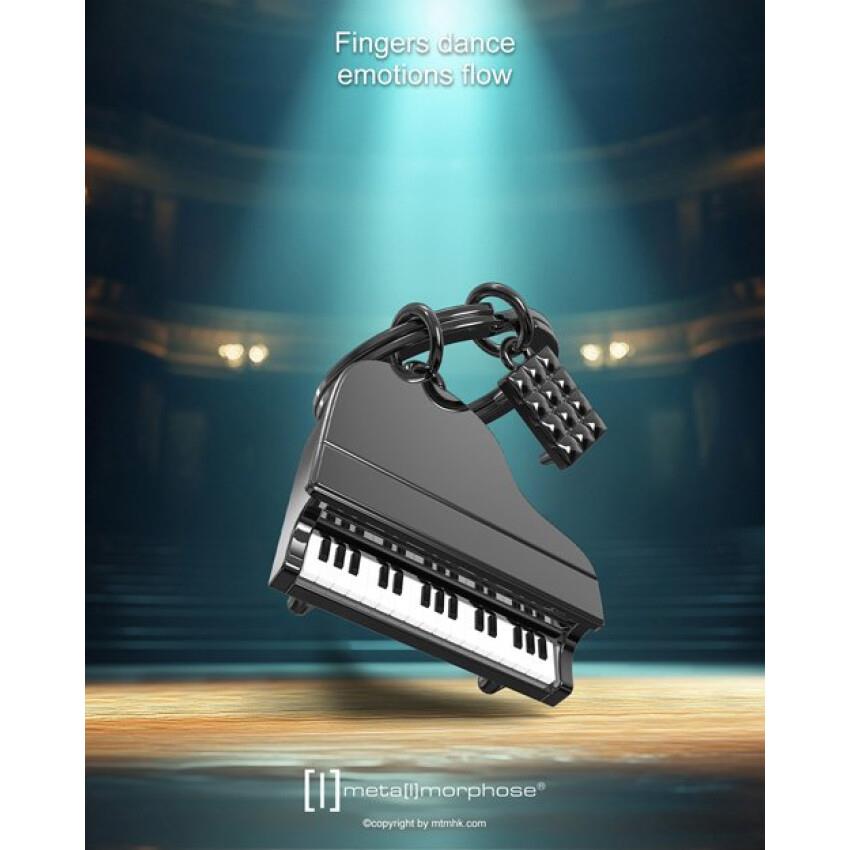 Metalmorphose Piano Keyring 
