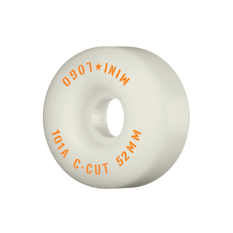 Mini Logo C-Cut White 52mm 101A Wheels