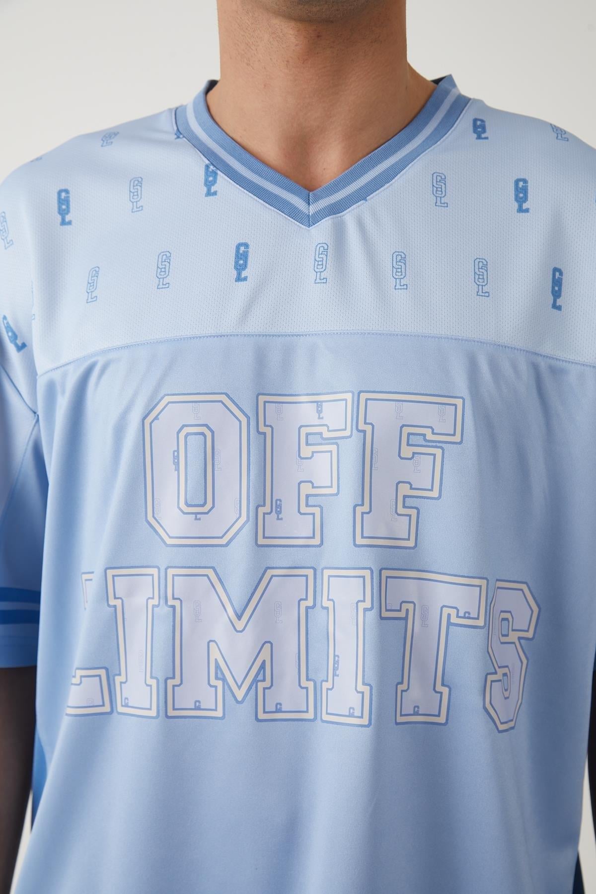 Ghetto Off Limits Monogram Blue Jersey