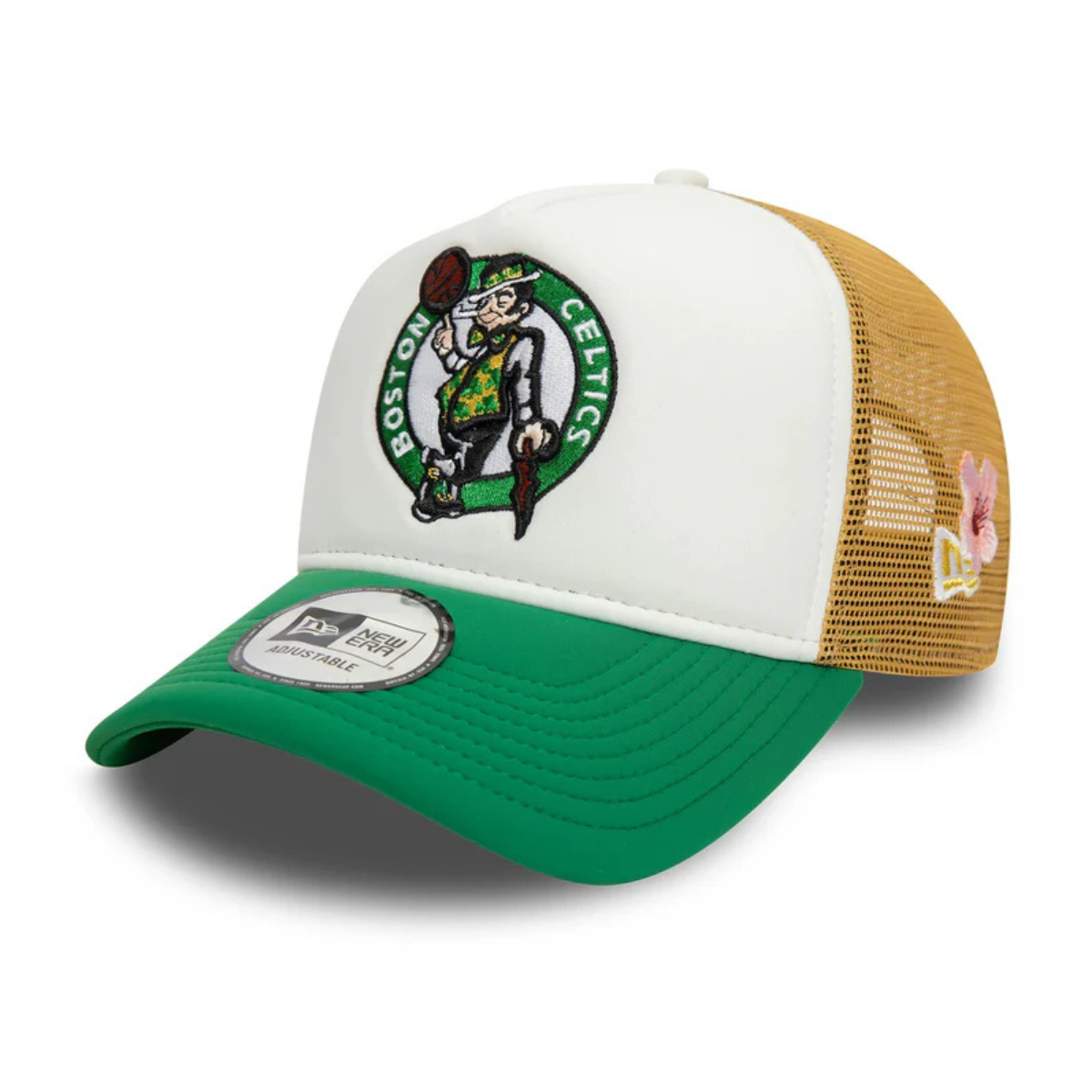 New Era 9FORTY NBA Boston Celtics Flower A-Frame Trucker Ayarlanabilir Şapka