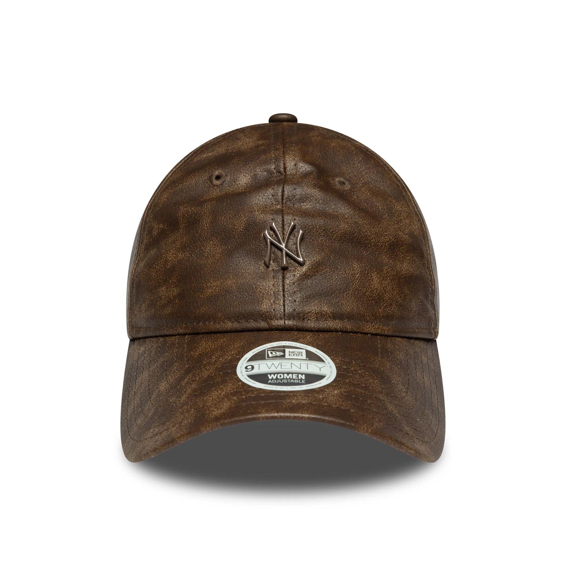 New Era New York Yankees Womens MLB Worn PU Dark Brown 9TWENTY Ayarlanabilir Şapka