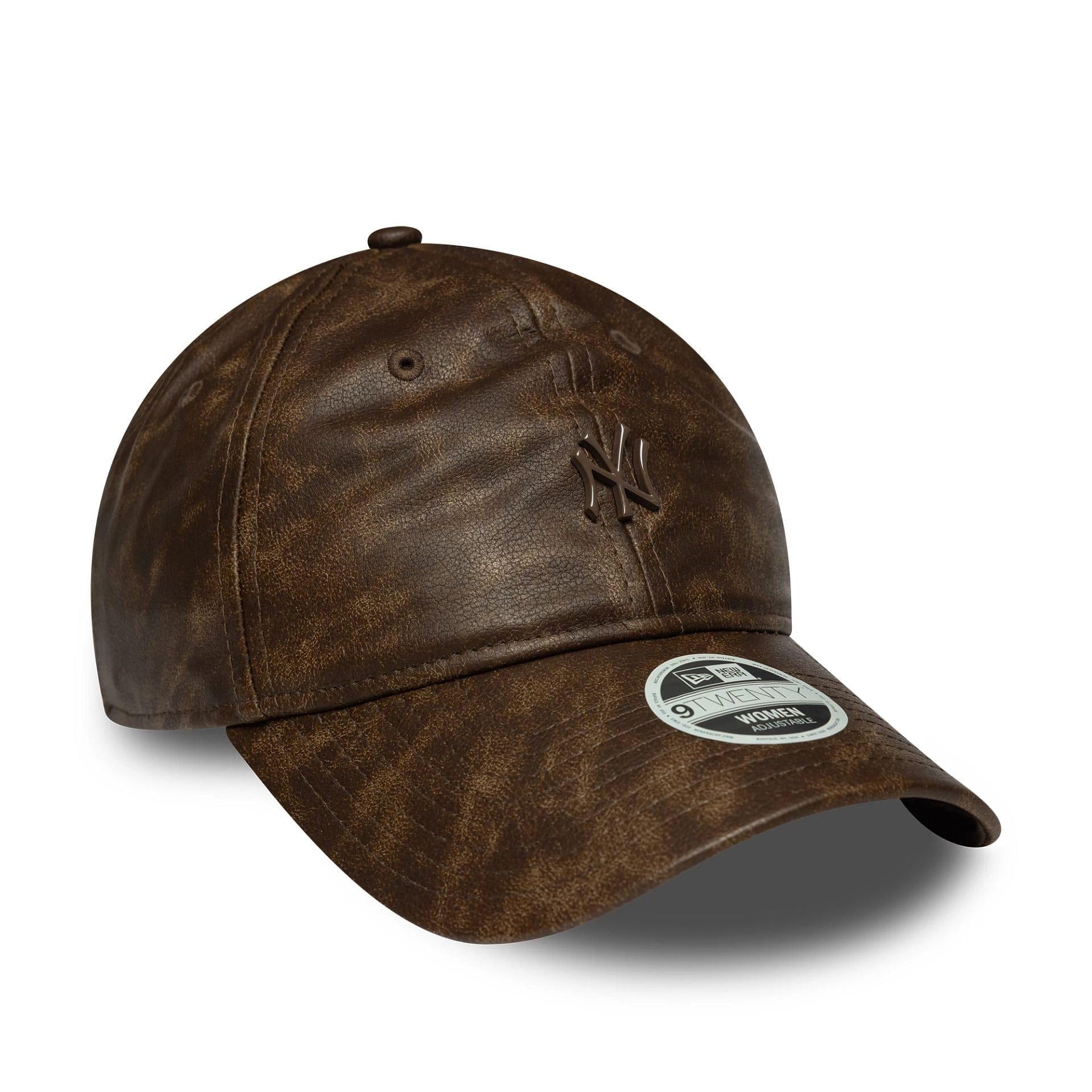 New Era New York Yankees Womens MLB Worn PU Dark Brown 9TWENTY Ayarlanabilir Şapka