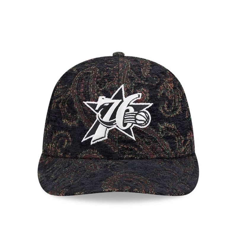 New Era Philadelphia 76ers NBA Jacquard Chenille Black 59FIFTY