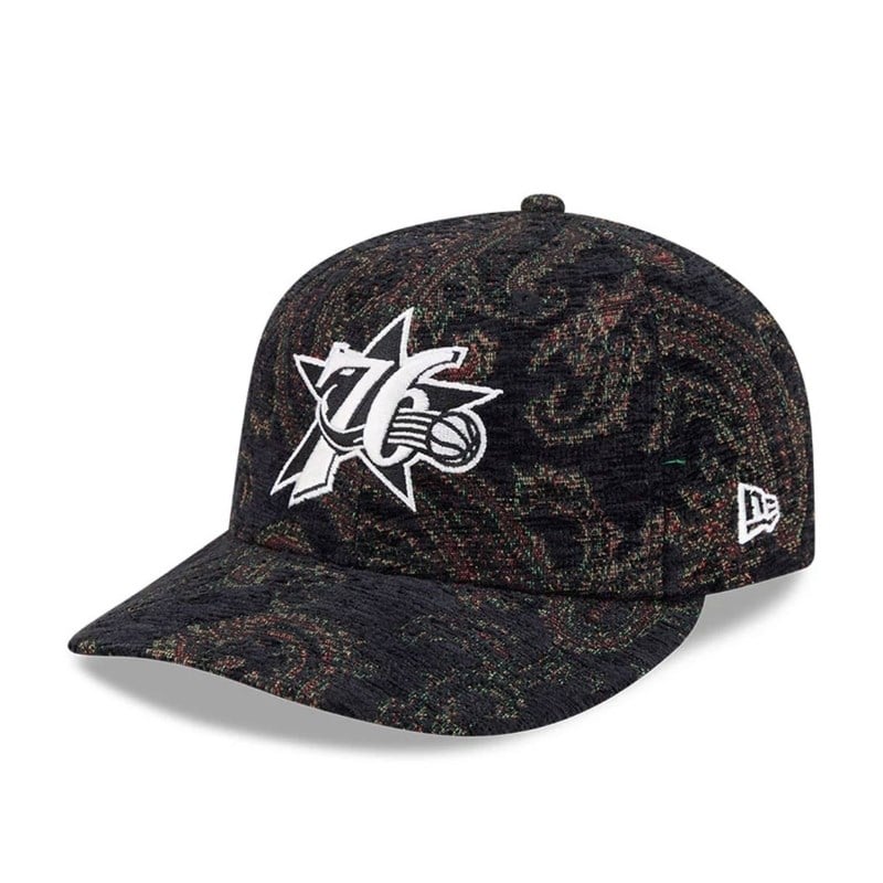 New Era Philadelphia 76ers NBA Jacquard Chenille Black 59FIFTY